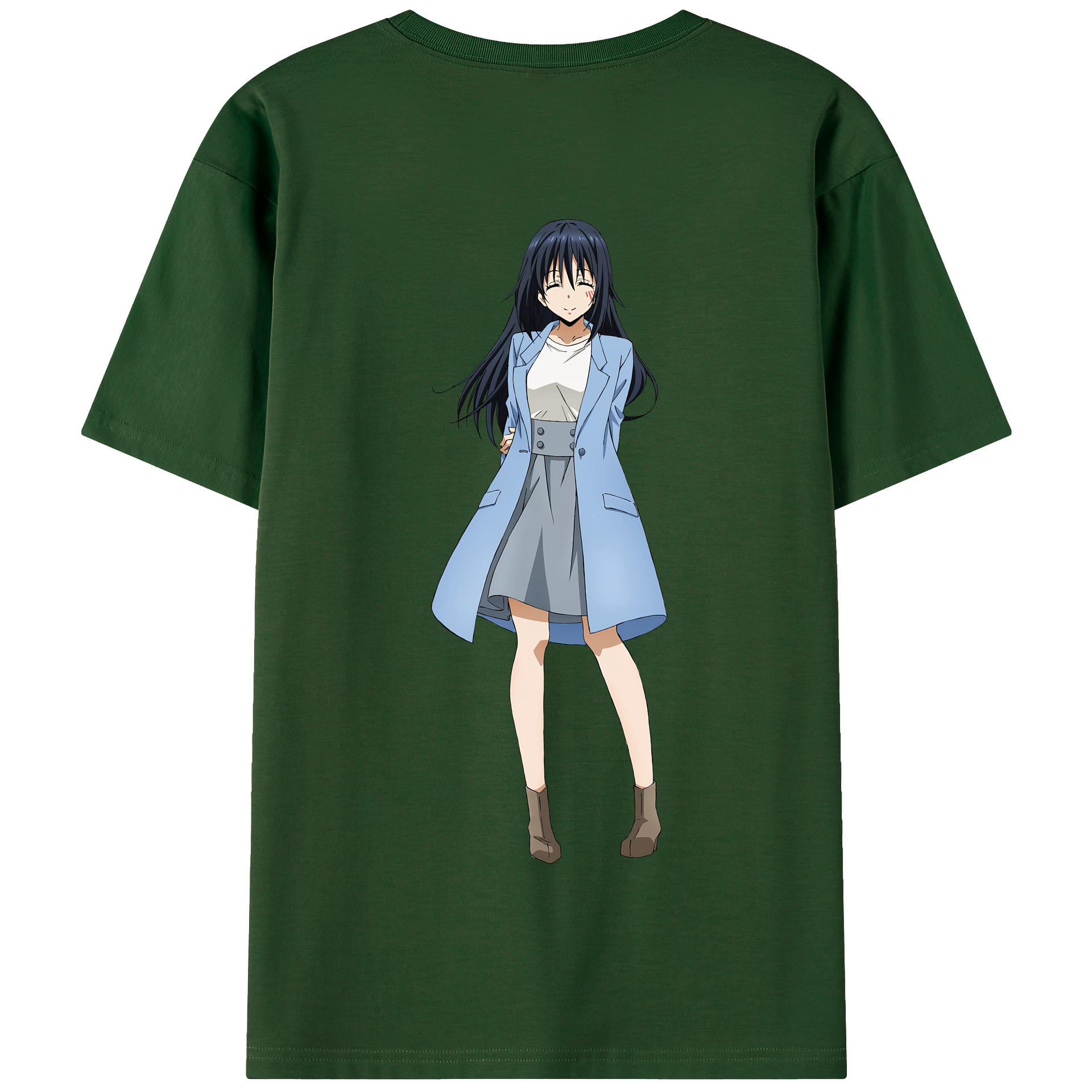 （画像用） 転スラ Regarding Reincarnated to Slime 綿100％半袖Tシャツ（背面プリント）